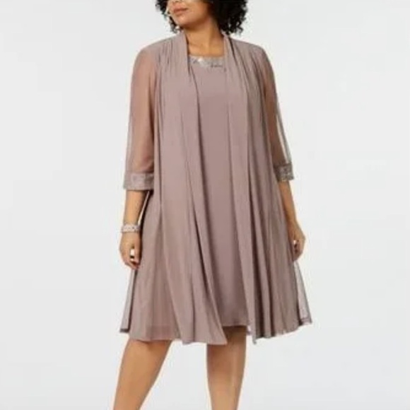 NWT R & M Richards embellished dress, and jacket set sz 6 - Picture 12 of 12